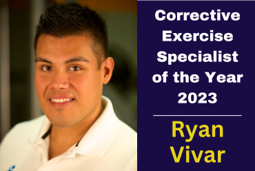 Ryan Vivar Corrective Exercise Specialist of the Year 2023