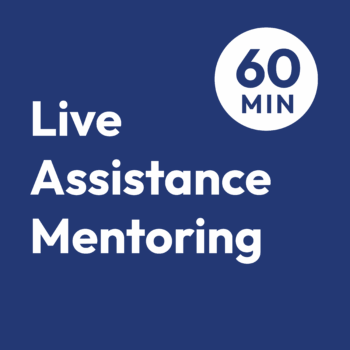 Minute Live Assistance Mentorship 60min